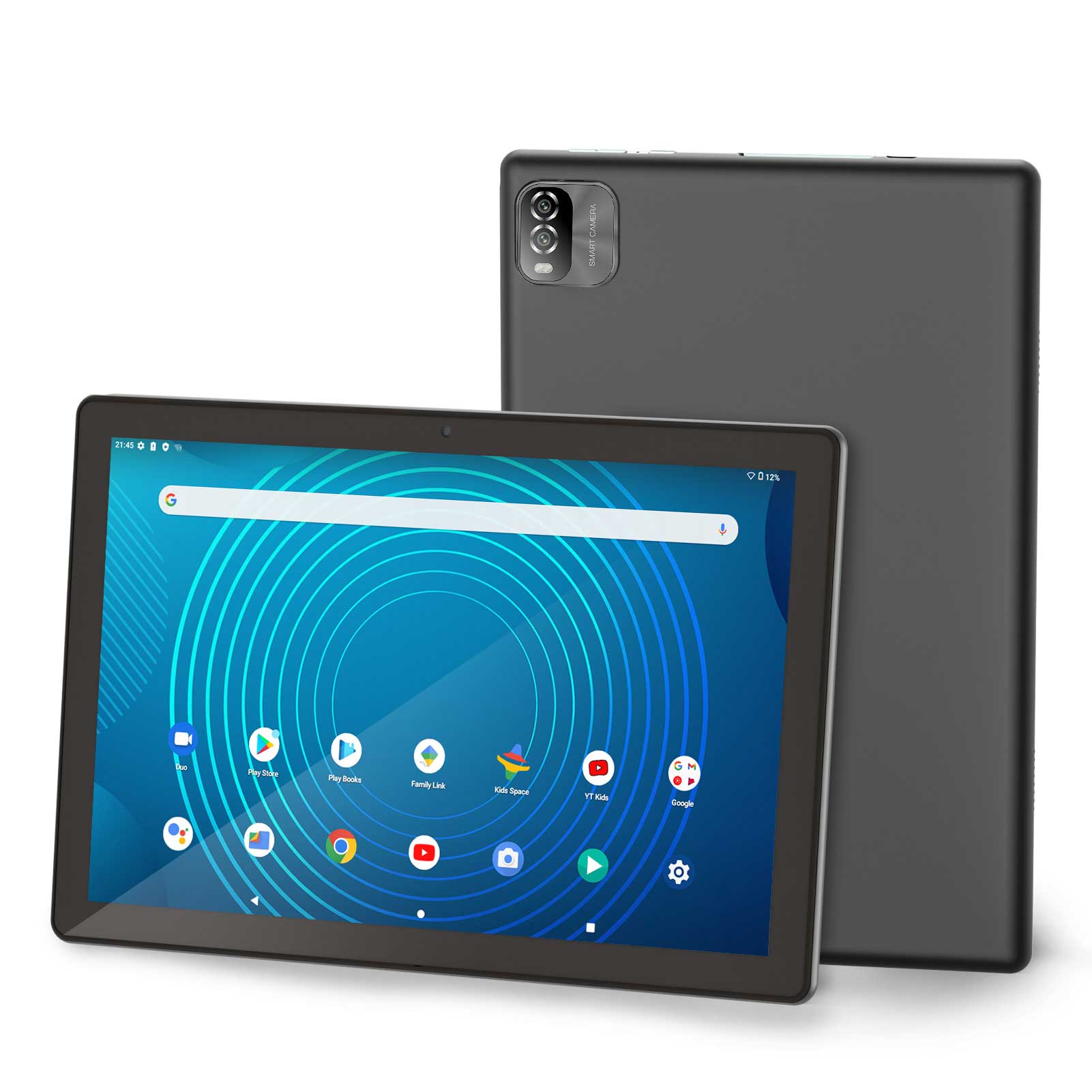 Tableta, ILIKE, 10.1", Android 12, 3 GB RAM, 64 GB ROM, HD, 6000 mAh, Wifi 6, GPS, Negru