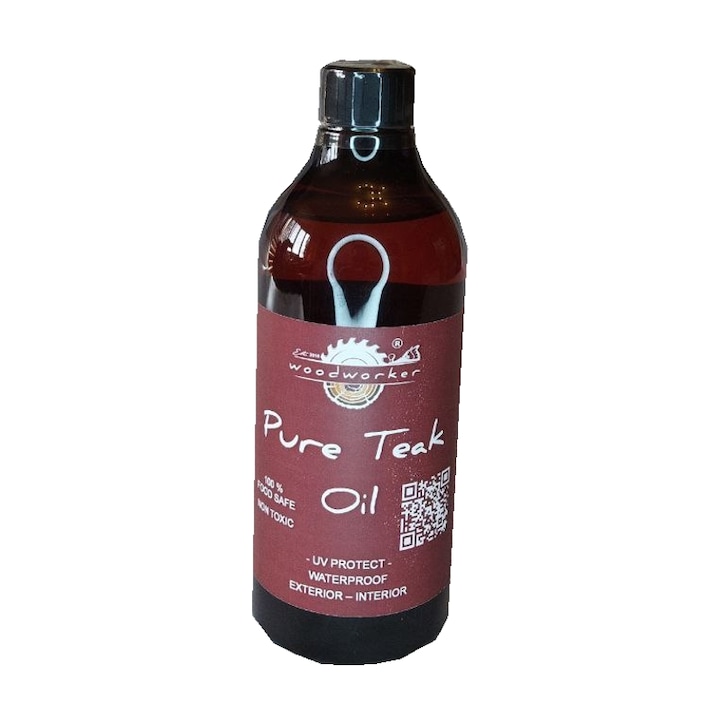 Tiszta teak olaj, famegmunkáló, 500 ml