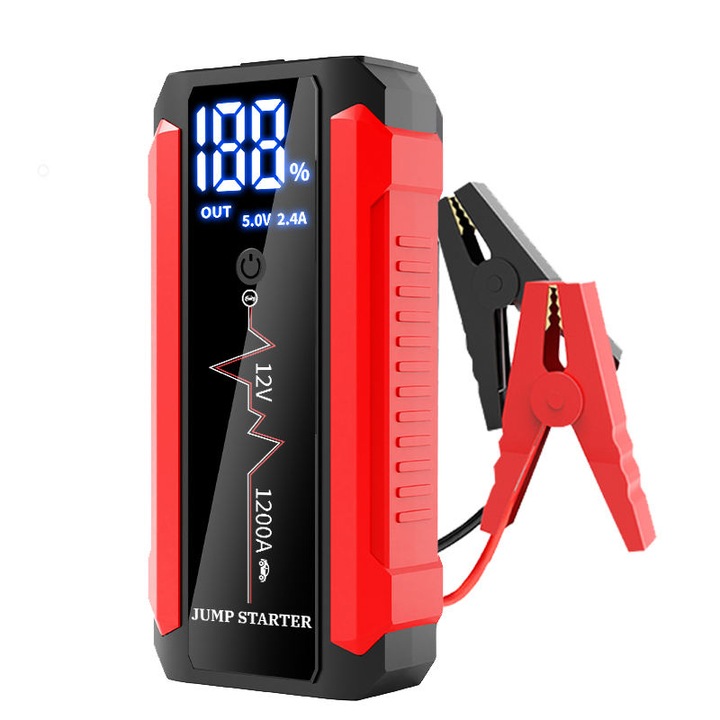 Външна батерия, стартер за автомобил, джъмпер, jump starter, 20000 mAh ...