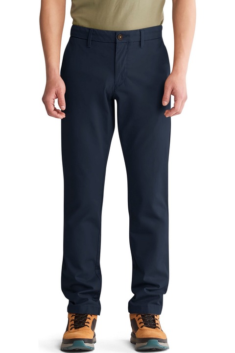 Pantaloni chino Timberland Stretch Twill Chino Pant albastru inchis 32