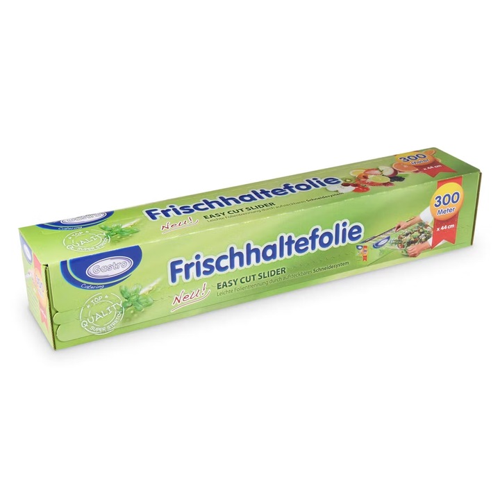 Gastro frissentartó fólia Catering csomagolásban vágóéllel 44cm széles 300 m