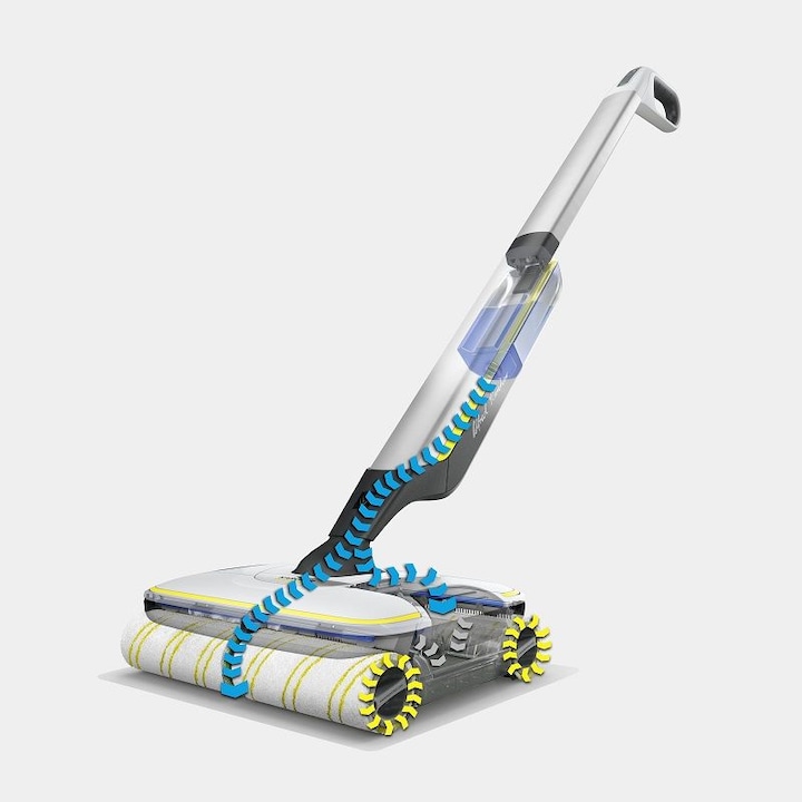 Електрически моп, Karcher, FC 7 Signature Line, LED, 4 ролки, бял, 310x1210x230mm