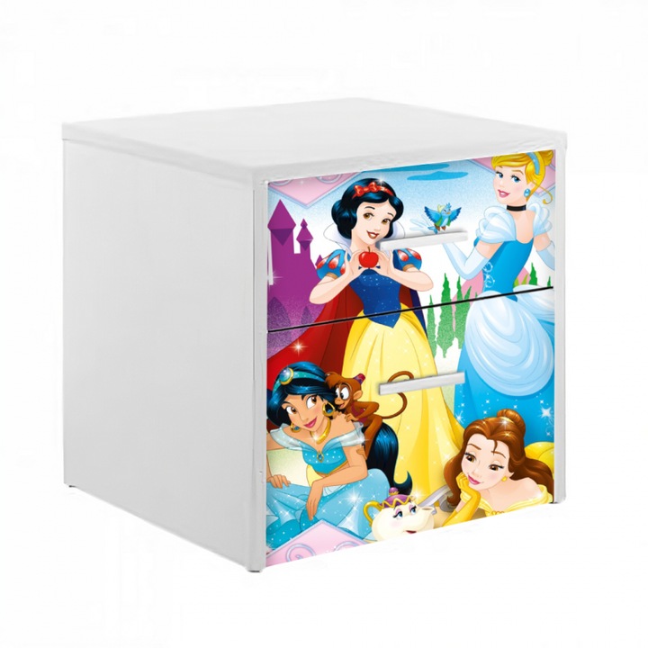 Noptiera Printese, multicolor, 45x40x40 cm