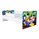 Детско легло Kiddy Мики и Мини, 180x80, бяло/многоцветно, с включен матрак