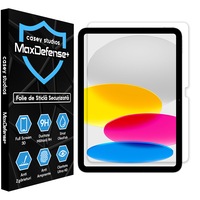 Folie Sticla CASEY STUDIOS™ pentru Apple iPad 10 (2022) 10.9"/Apple iPad 11 (2025) 11", Full Cover 3D, Full Glue, Sticla Securizata, Duritate Militara, Ultra HD, Protectie Profesionala Ecran 3D, Anti Zgarieturi, Anti Socuri, Transparenta