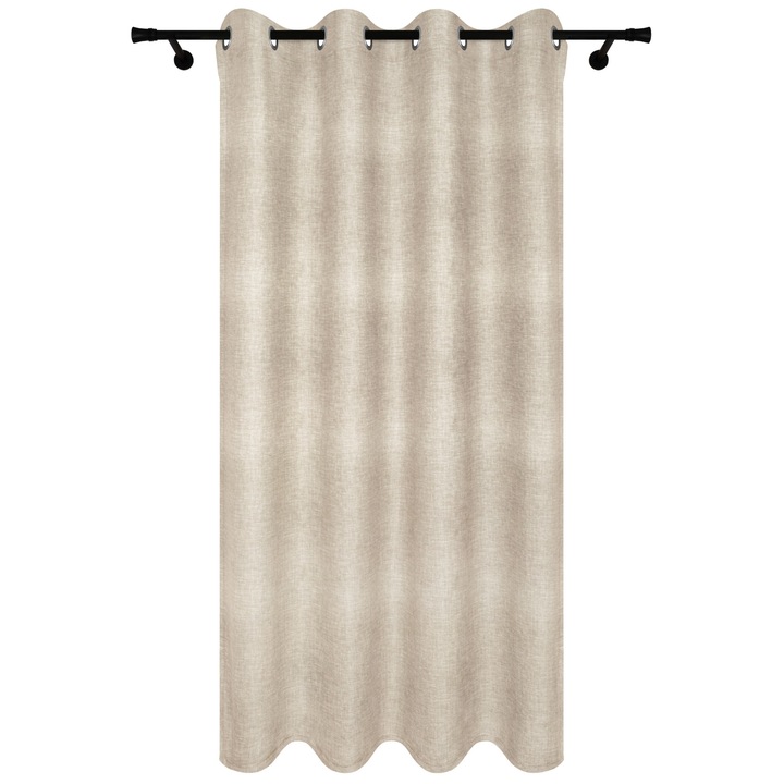 Perdele Voppi Adela, Poliester, 140x230 cm, Bej