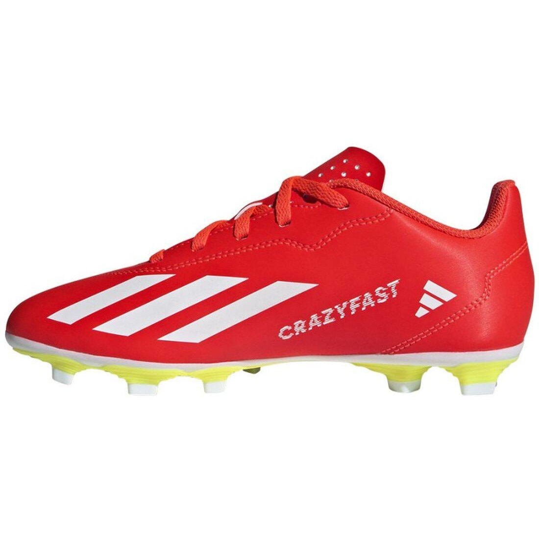 Ghete fotbal copii adidas X Crazyfast Club FXG, rosu, textil, 37 1