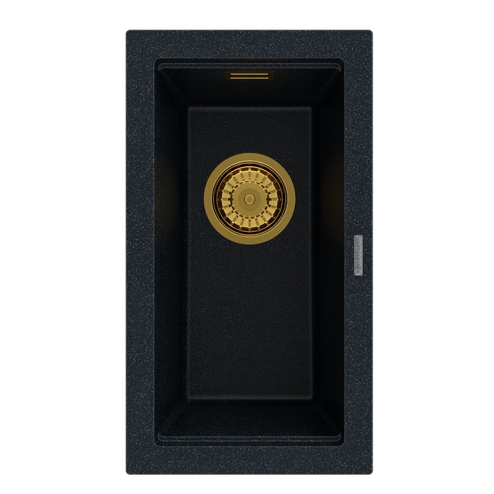 Chiuveta granit GRANITAN TUGA28, montaj suspendat/blat, Golden Line, 280x500mm