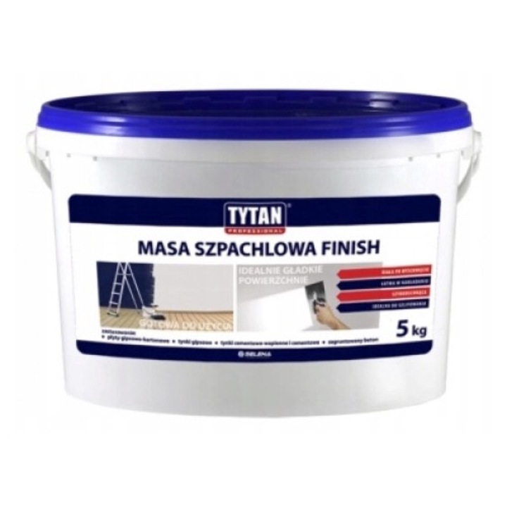 Акрилен кит Tytan Finish, 5 кг, бял