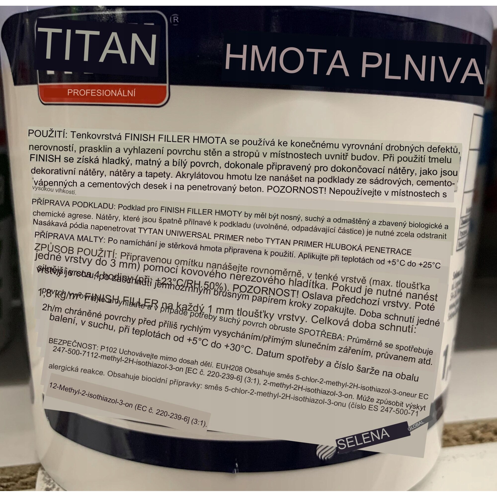 Акрилен кит Tytan Finish, 5 кг, бял - eMAG.bg