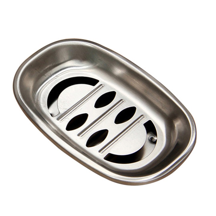 Savoniera, QttvbTna, Inox, Argintiu