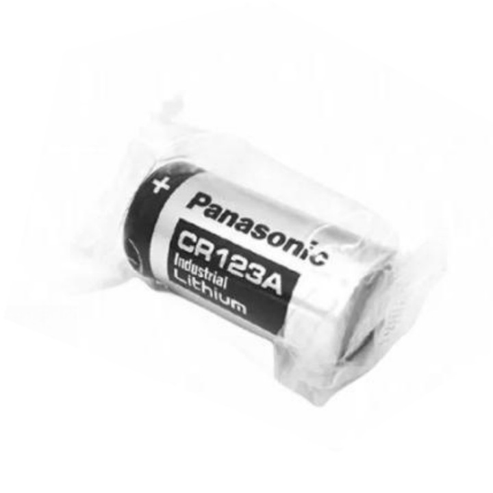 Set 2 baterii CR123A, 3V, 1550mAh, temperaturi -40~70°C, etanseitate, 16.5g