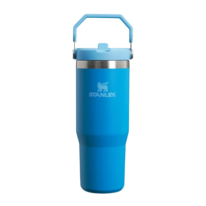 Термо Бутилка За Вода STANLEY SINCE 1913 The IceFlow Flipstraw Tumbler, 0.89л, Azure