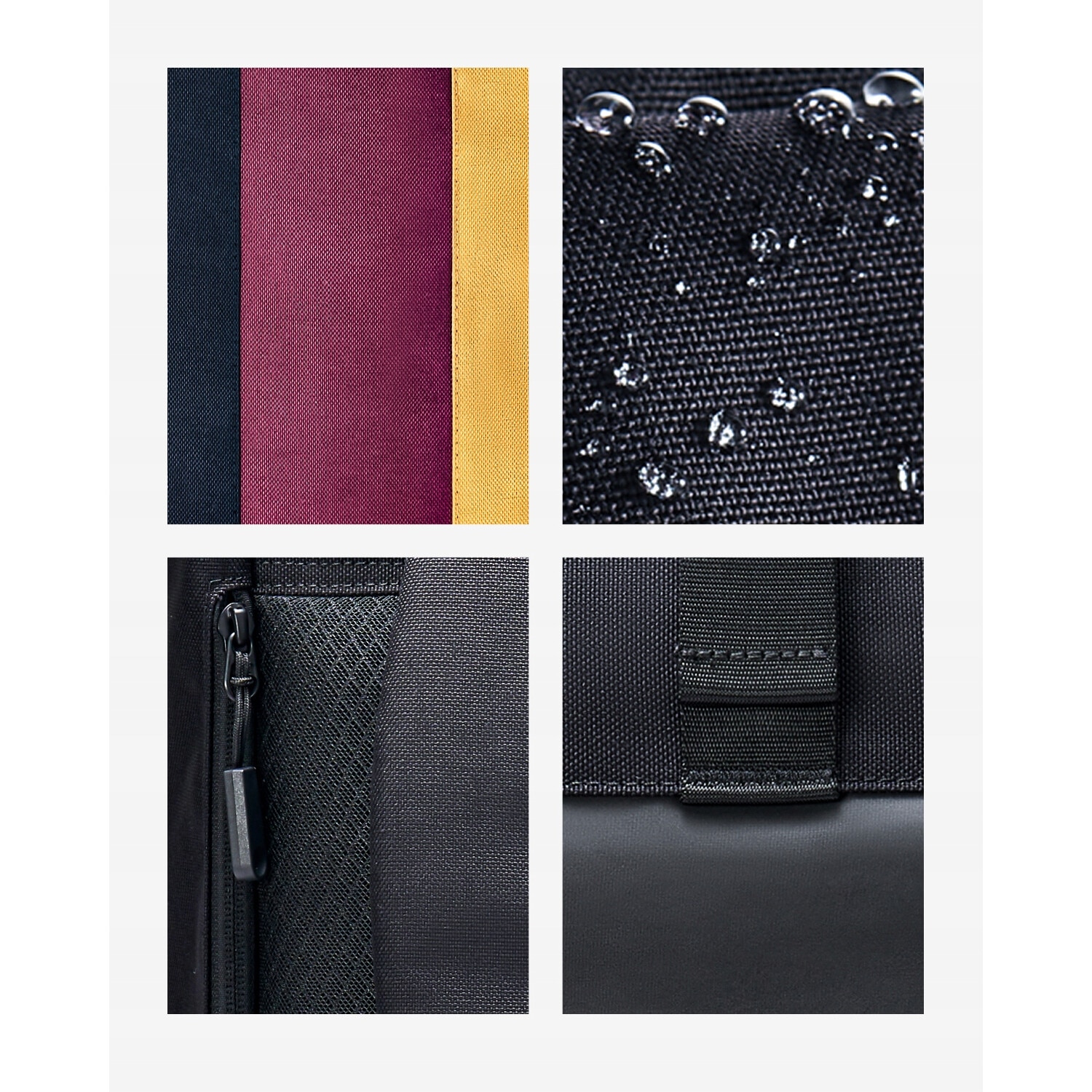Rucsac laptop Innostyle® CityTrek Elite, pana la 15,6", impermeabil, ultralight (822g), capacitate reglabila 18-25L, material CORDURA 1050, fermoare YKK, sistem de ventilatie spate, inchidere Roll-Top, design ergonomic, sistem anti-furt, negru