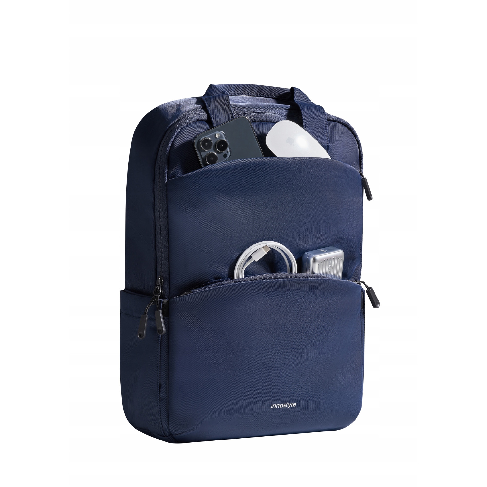 Rucsac laptop Innostyle, nylon, impermeabil, 14L, albastru, 45x30x10cm