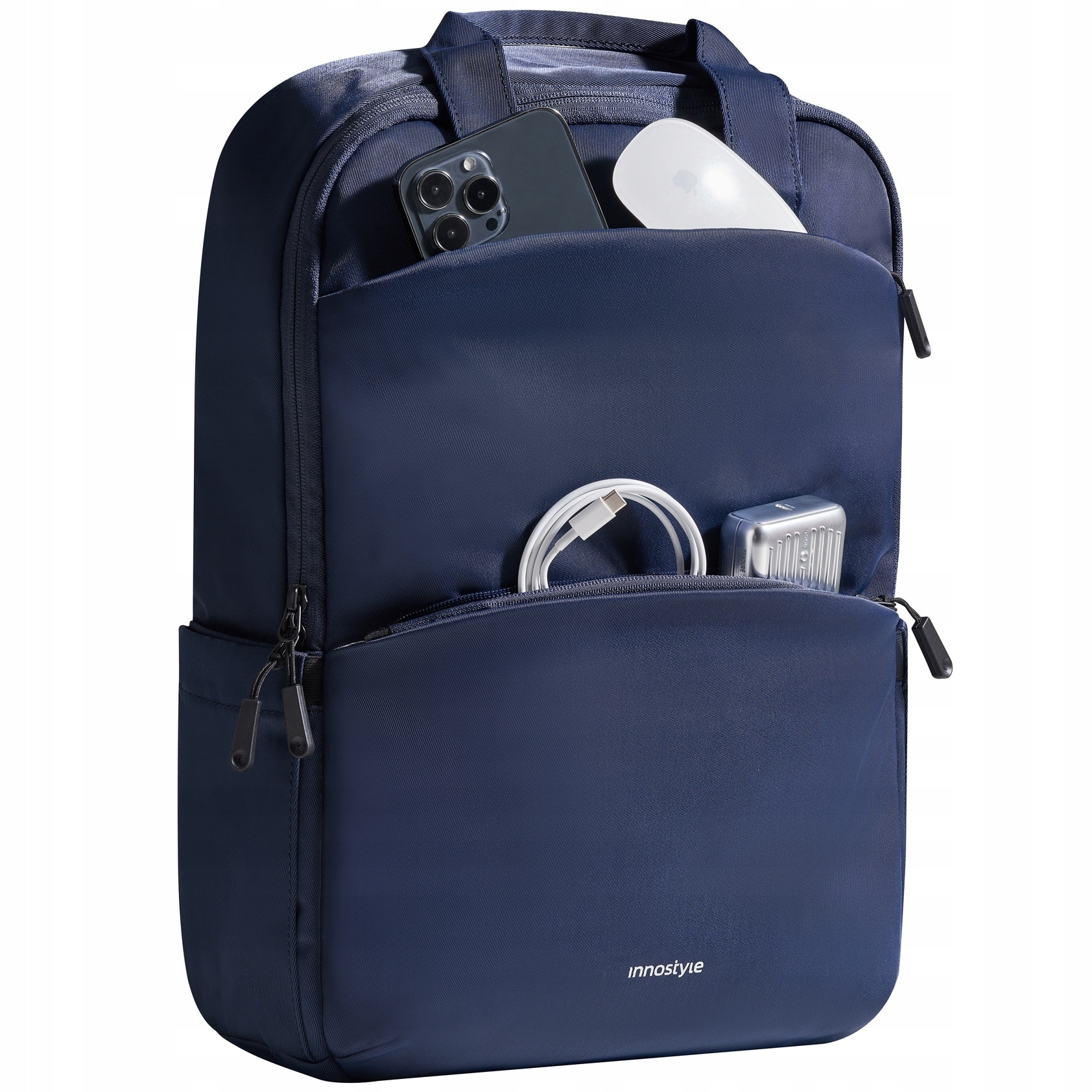 Rucsac laptop Innostyle, nylon, impermeabil, 14L, albastru, 45x30x10cm