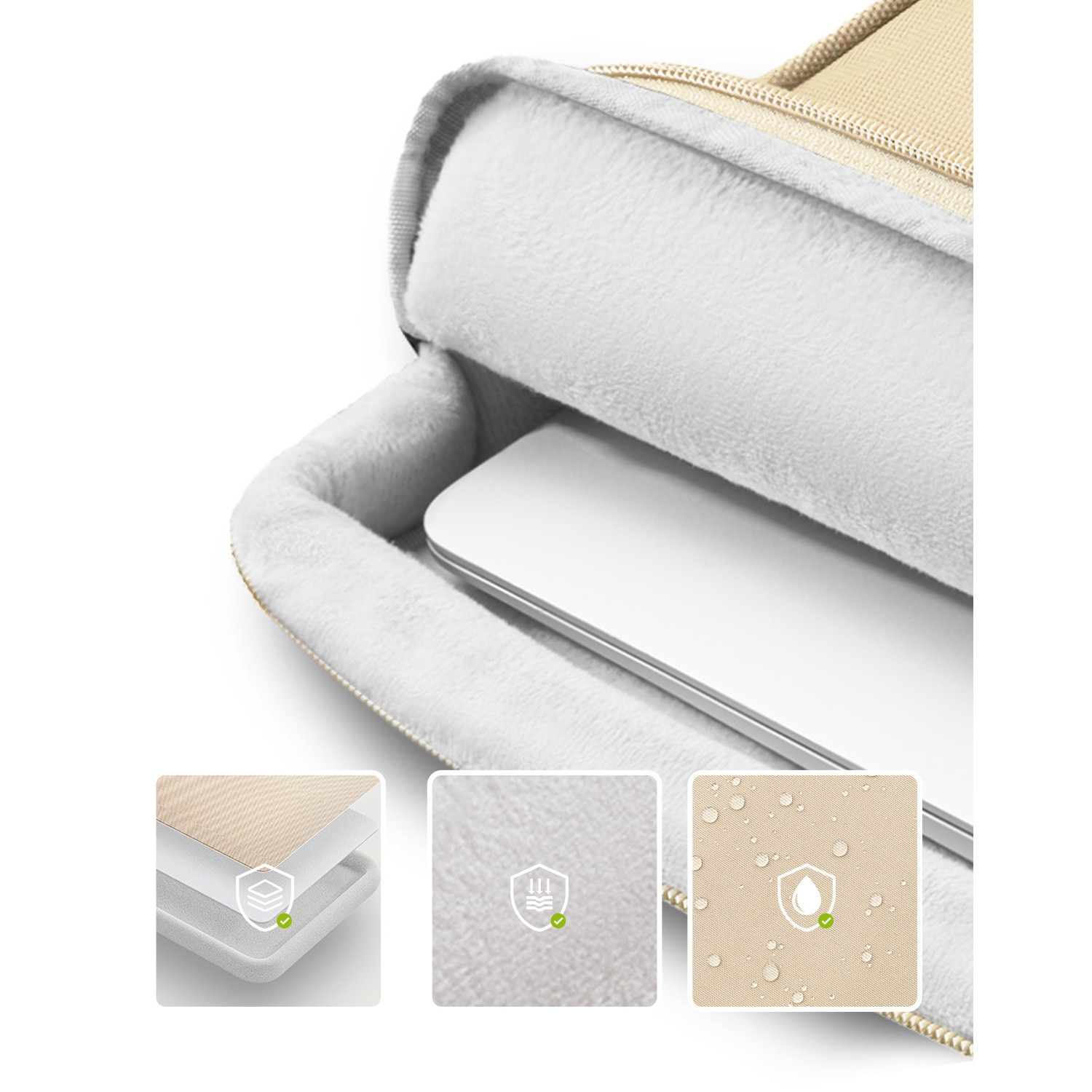 Innostyle Geanta Pentru Laptop 14" Caz Impermeabil Omniprotect Bej