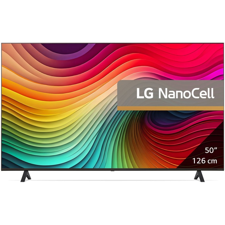 Телевизор LG NanoCell LED 50NANO82T3B, 50" (126 см), Smart, 4K Ultra HD, Клас G