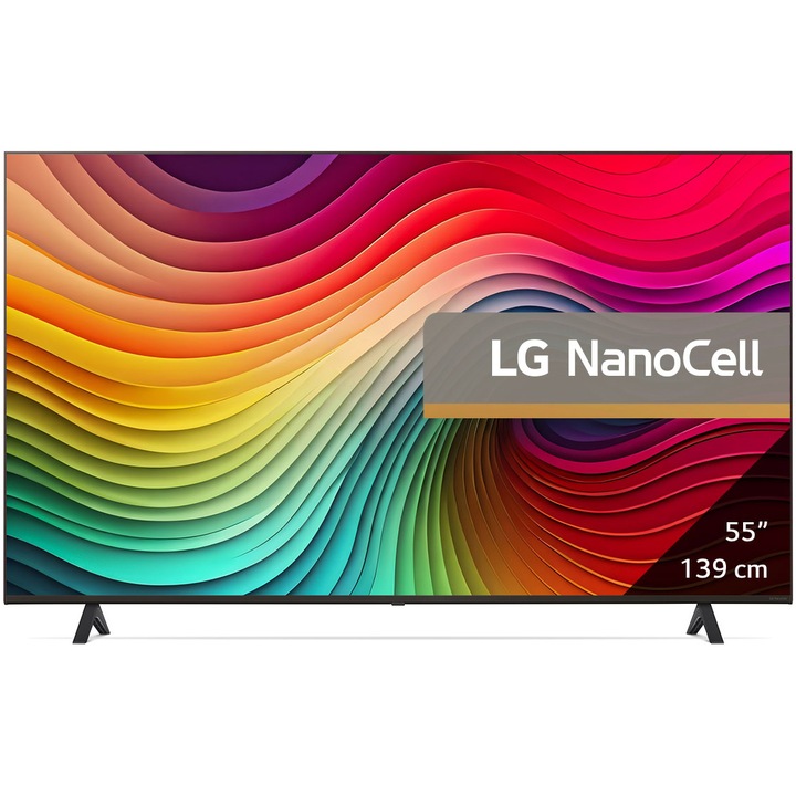 LG 55NANO82T3B NanoCell Smart TV, LED TV, LCD 4K Ultra HD TV, HDR, 139 cm