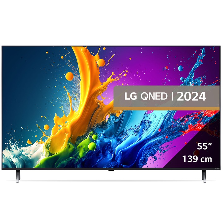 LG 55QNED80T3A QNED Smart TV, LED TV, LCD 4K Ultra HD TV,HDR, 139 cm