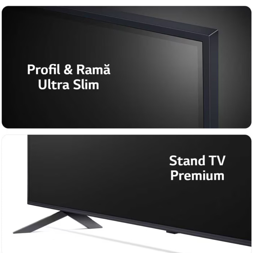 RESIGILAT: Televizor LG QNED 55QNED80T3A, 139 cm, Smart, 4K Ultra HD, Clasa E