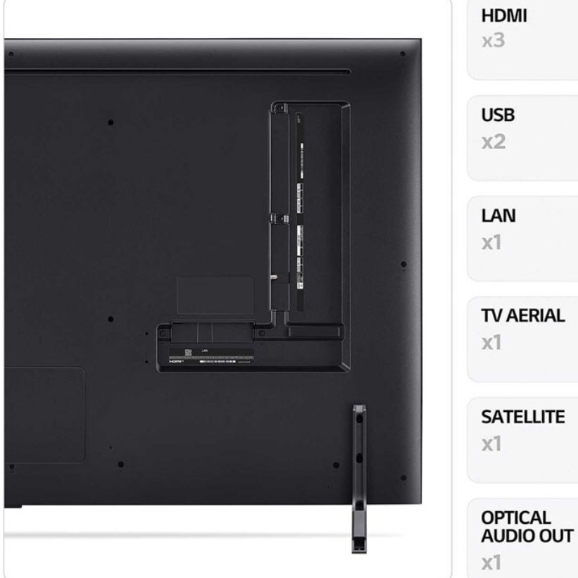 RESIGILAT: Televizor LG QNED 55QNED80T3A, 139 cm, Smart, 4K Ultra HD, Clasa E
