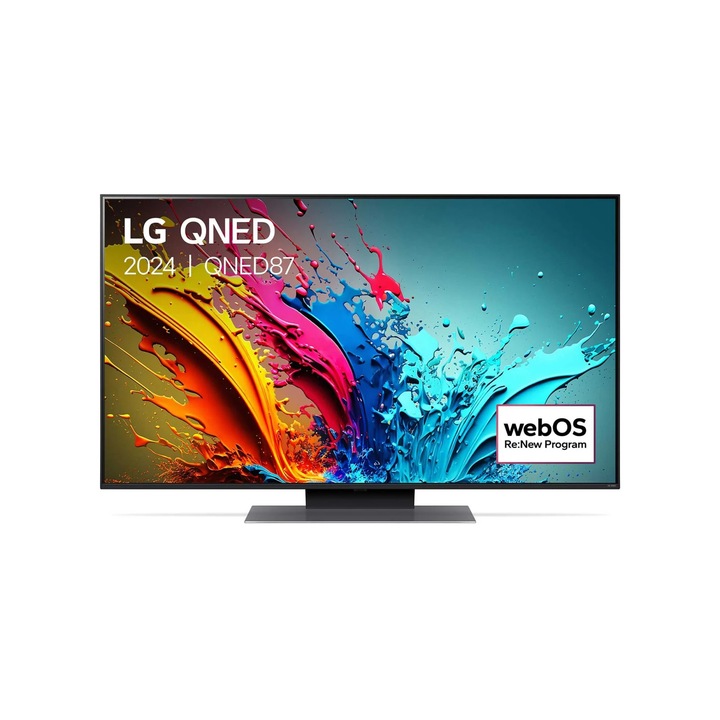 Televizor, LG, 55QNED87T3B, QNED, Smart TV, LED, LCD 4K Ultra HD, HDR, 139 cm