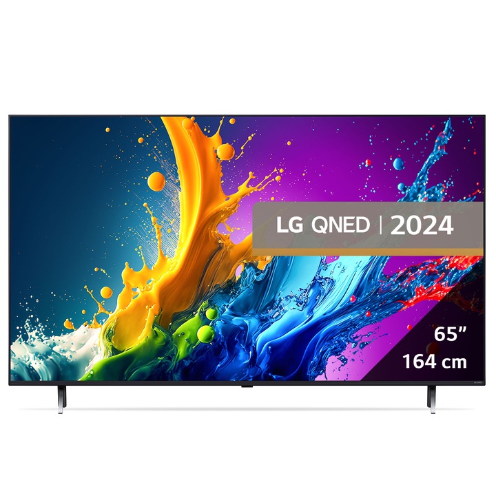 Телевизор LG QNED 65QNED80T3A, 65" (164 cm), Smart, 4K Ultra HD, Class E (Модел 2024)