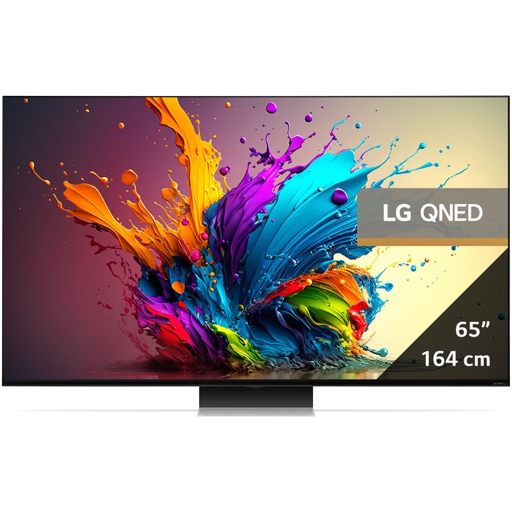 Телевизор LG QNED Mini LED TV 65QNED91T3A, 65"(164 см), 4K Ultra HD, 100 Hz, Клас E (Модел 2024)