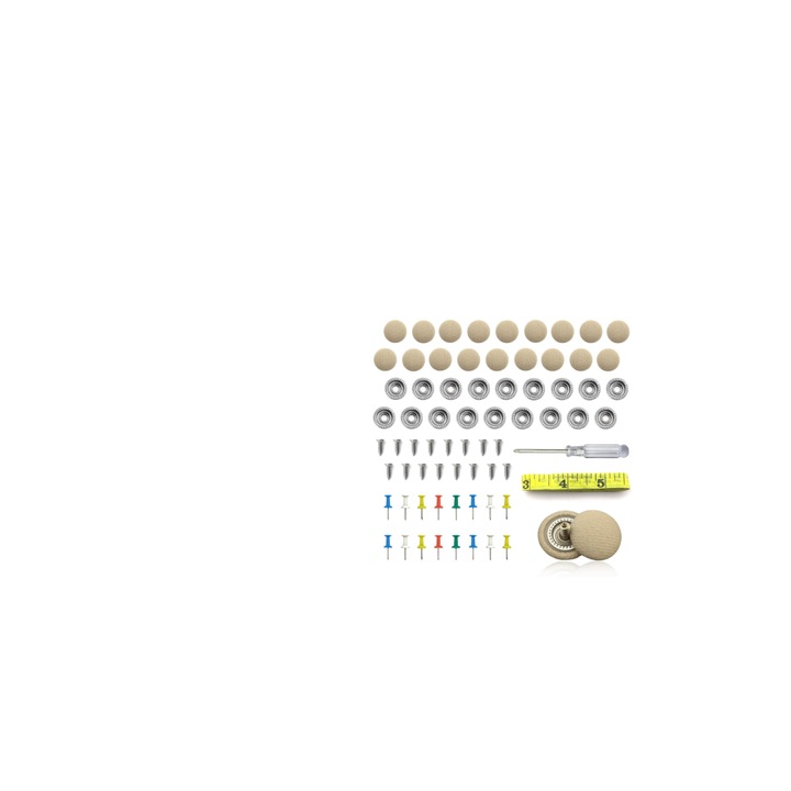 Kit 65 capse, pentru reparatia plafonului auto