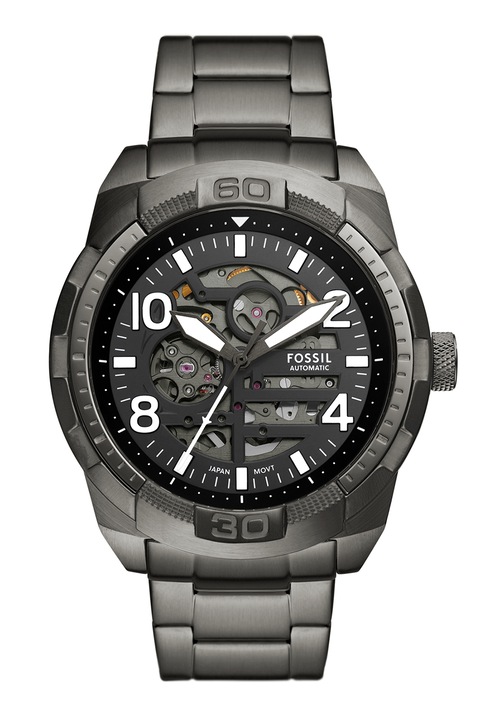 Fossil, Автоматичен часовник от неръждаема стомана, Черен