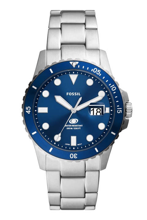 Fossil, Ceas quartz de otel inoxidabil, Argint