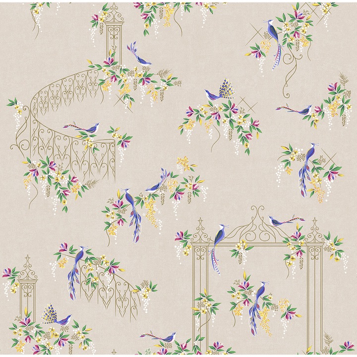 Tapet DEGRETS 1554 hartie Nino bej, 0.53m x 10.05m, 5.3 mp