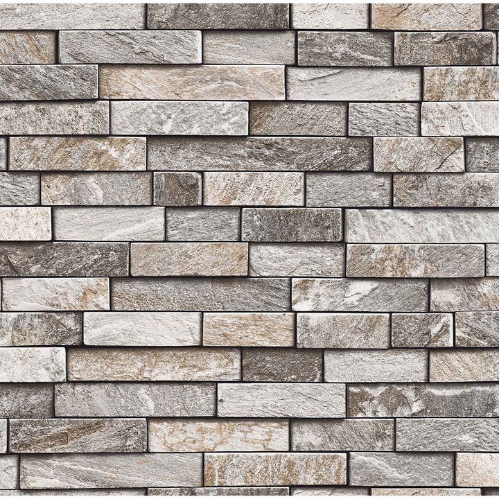 Tapet DEGRETS 2229 Hartie - Impermeabil, granit gri, 0.53m x 10.05m, 5.3 mp