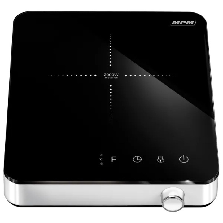 MPM MKE-15 max. 2000 W, 190 mm, LED Fekete-Inox indukciós főzőlap