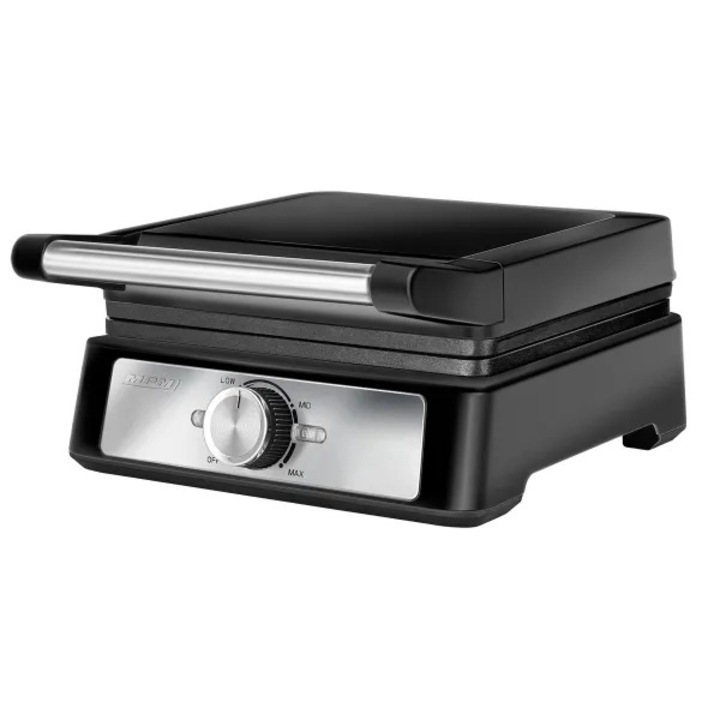 aparat de wafe MPM MGO-41/C 1600 W, 2 wafe, antiaderent Black-Inox