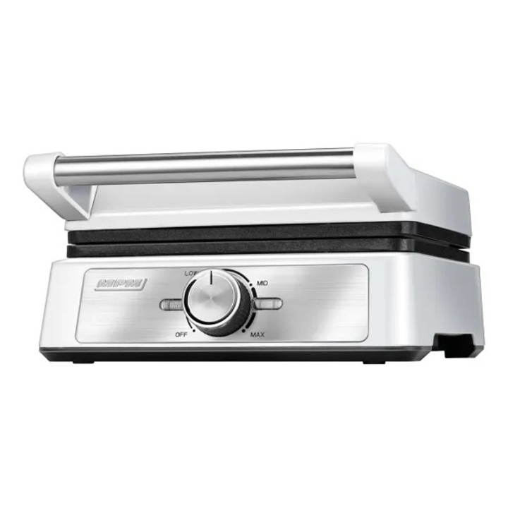 Aparat de wafe antiaderent MPM MGO-41 1600 W, 2 wafe, White-Inox