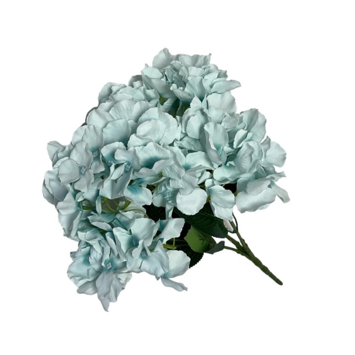 Buchet de hortensii 48x30 cm albastru