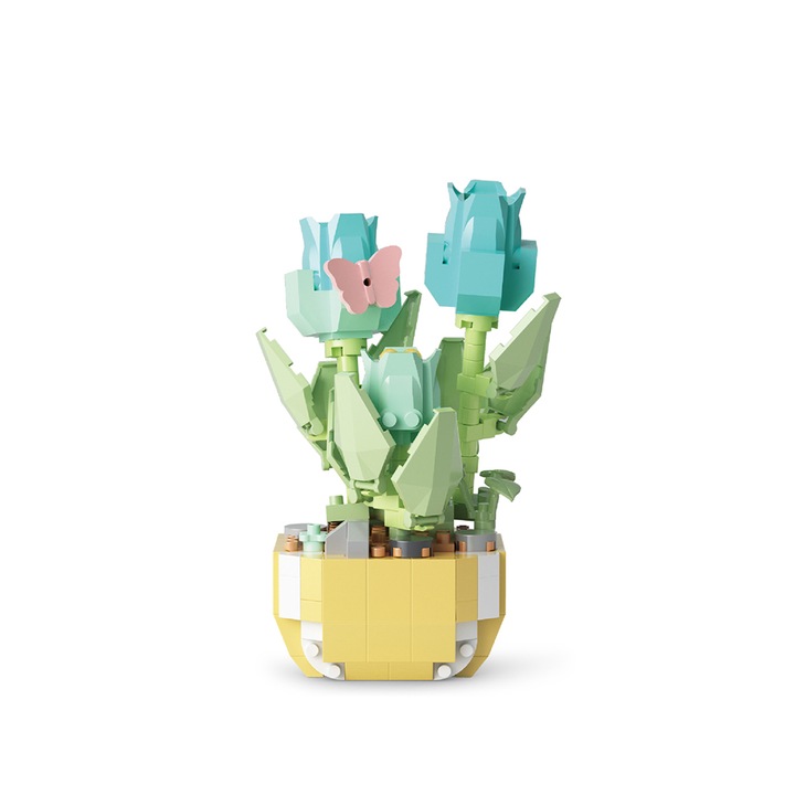 Set de constructie, Eternal Flower Pot, 334 piese, 14+ ani