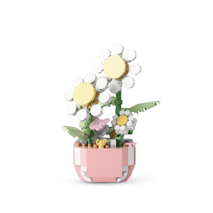 Set de constructie plante in ghiveci, 339 piese, 14+ ani