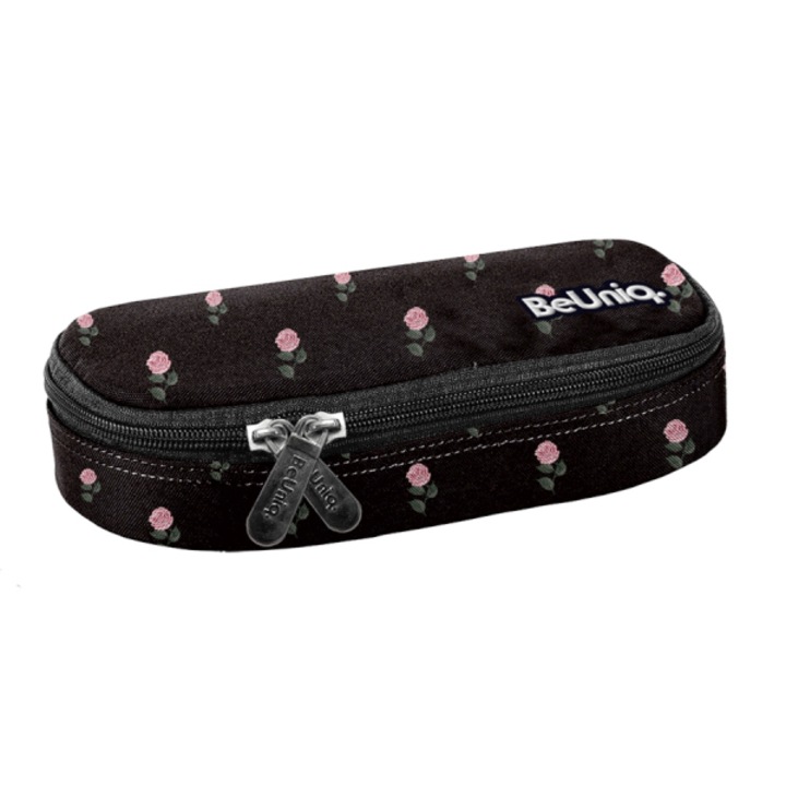 Paso virágos ovális tolltartó - Rose