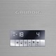 Combina Frigorifica Grundig GKNE26870FXPN, Clasa B, No Frost, 323 Litri, 186 Cm, Inox