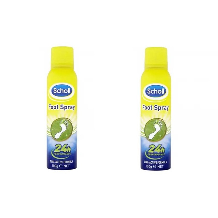 Set Spray deodorant pentru picioare Fresh Step, 2 buc 300 ml, Scholl