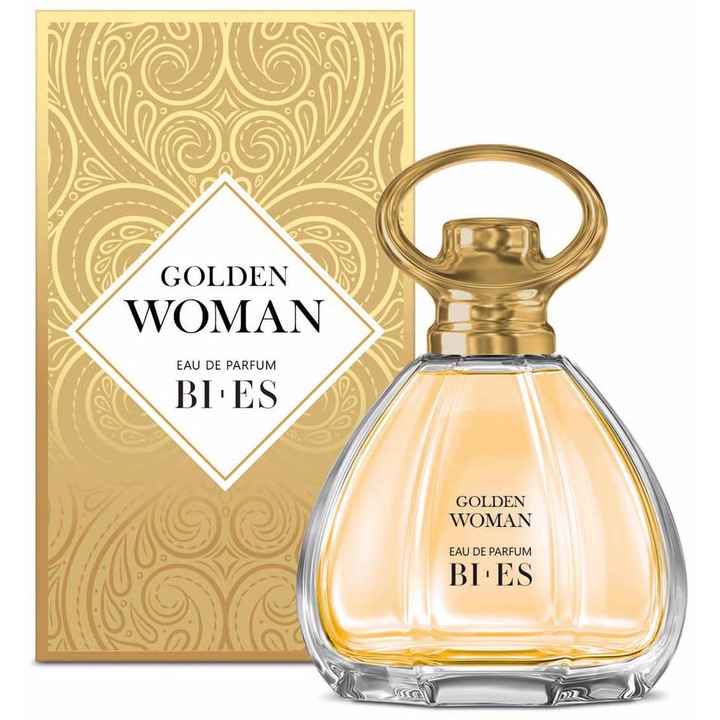 Apa de parfum pentru femei Golden, Bi-Es, 100 ml