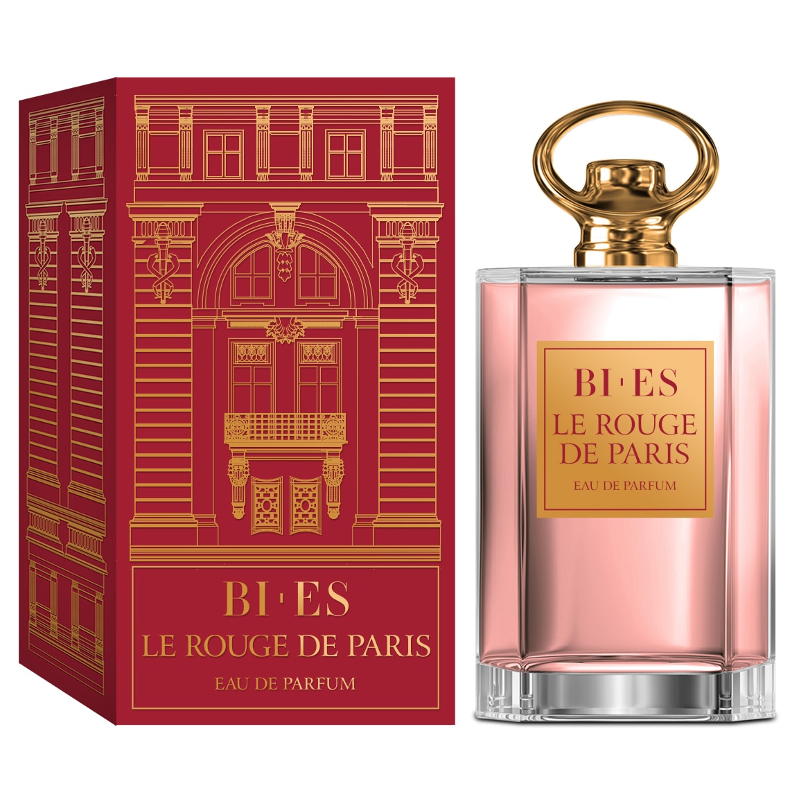 Apa de parfum pentru femei Le Rouge de Paris, Bi-Es, 100 ml