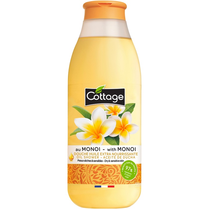Душ гел Cottage, С масло от Монои, 560 мл