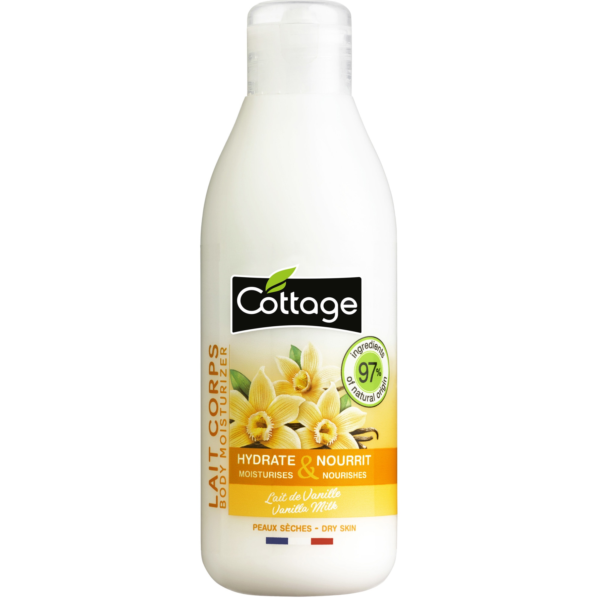 Lapte de corp hidratant Vanilie, Cottage, 200 ml