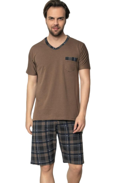 Uramag ferfi pizsama, 100% pamut, rovid, 2 db, Barna