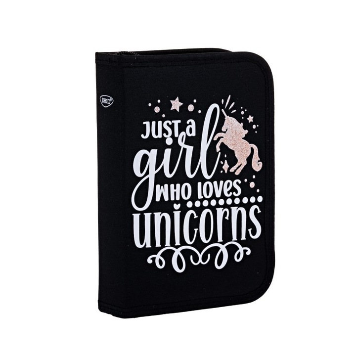 Необорудван моливник 1 Unicorns DACO цип