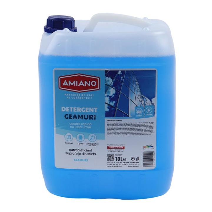 Amiano ablaktisztító, 10 l